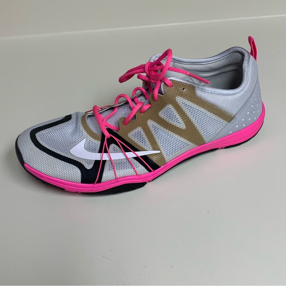 Nike Free Cross Complete Running Shoes, #749421-003, Grey Pink, Womens Size 7.5 - Picture 2 of 16